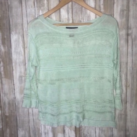 White House Black Market Waffle Knit Sweater - Picture 2 of 5